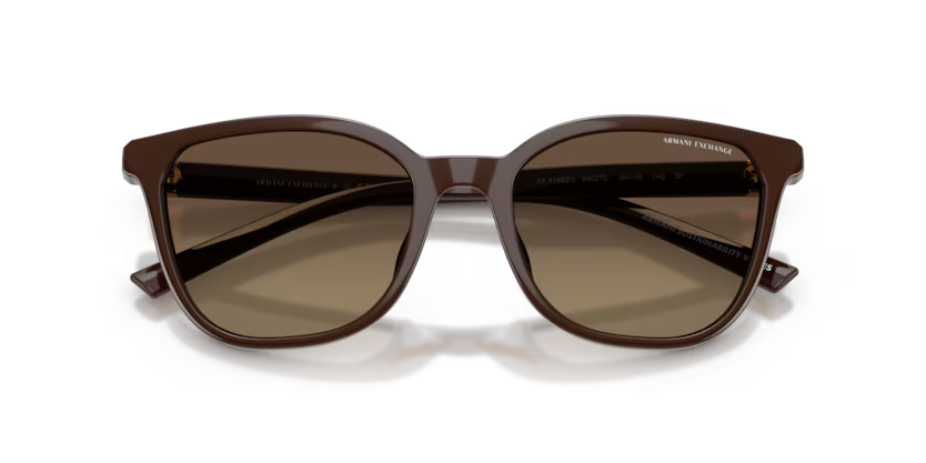 Armani Exchange 0AX4168SU Marrón oscuro brillante