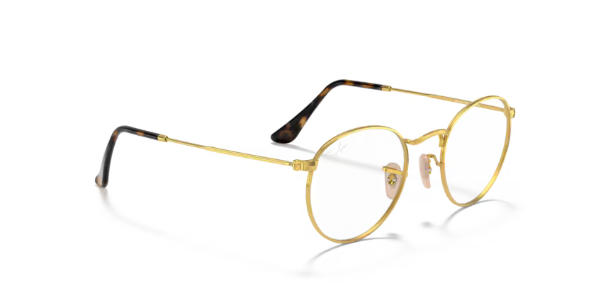 0RX3447V - Round metal Oro arista