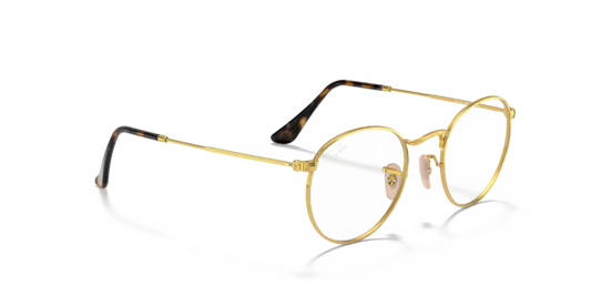 0RX3447V - Round metal Oro arista
