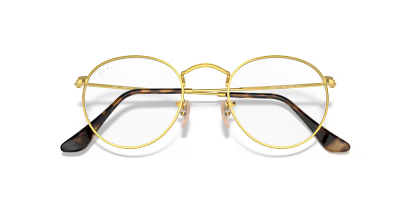 0RX3447V - Round metal Oro arista