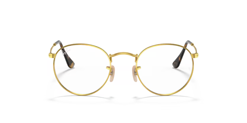 0RX3447V - Round metal Oro arista