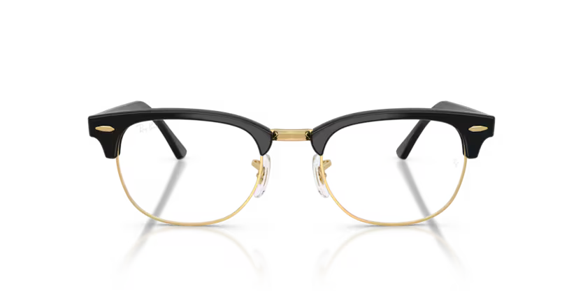 0RX5154 - Clubmaster Negro y dorado