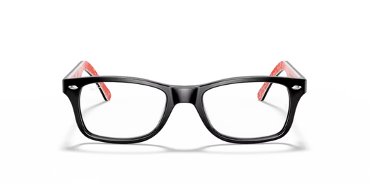 0RX5228- Negro sobre rojo
