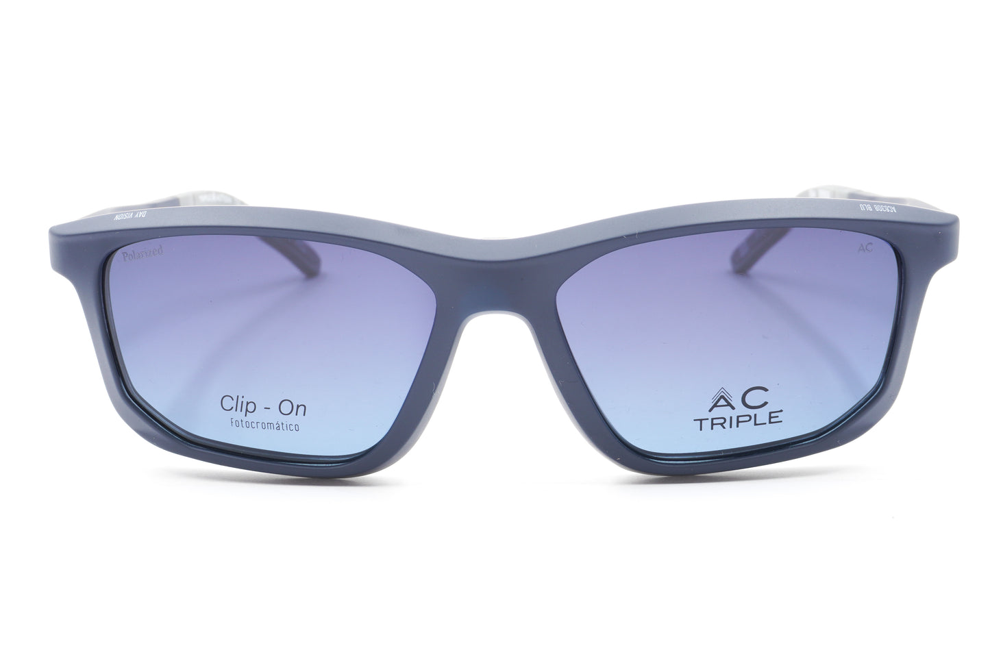 AC TRIPLE ACTION 6308 SHINY BLUE CLIP ON FOTOCROMATICO