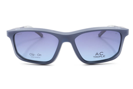 AC TRIPLE ACTION 6308 SHINY BLUE CLIP ON FOTOCROMATICO