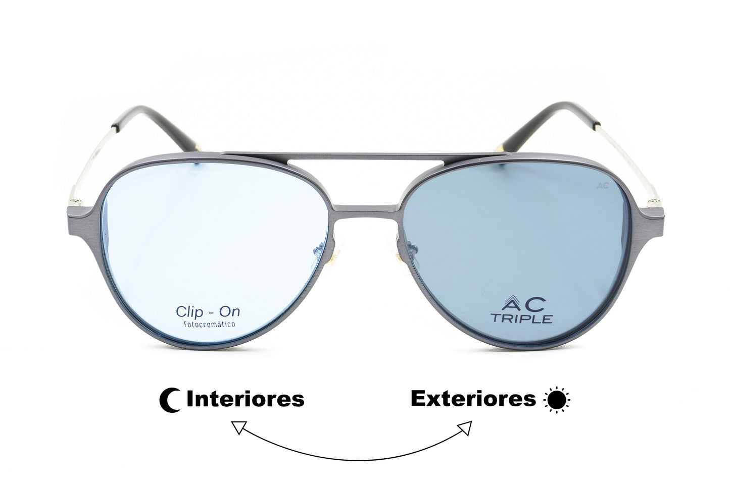 AC TRIPLE ACTION 6321GREY CLIP FOTOCROMATICO