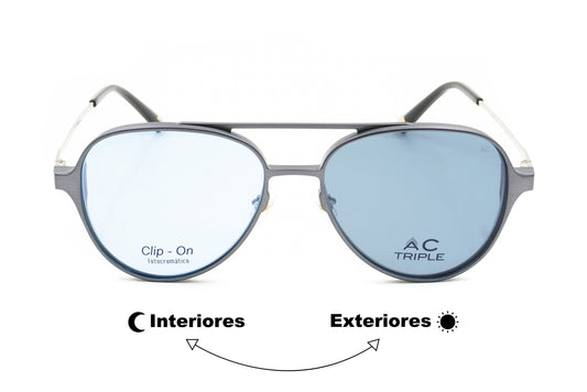AC TRIPLE ACTION 6321GREY CLIP FOTOCROMATICO